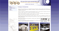 Desktop Screenshot of pipelineprecision.com